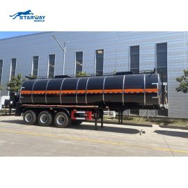Tri-axle 40000 Liters Asphalt tanker trailer