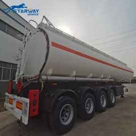 4 axles 45cbm fuel tanker semi trailer