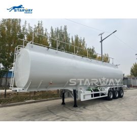 3 Axles 40000 Liters Gasoline Carbon Steel Oil Tanker Semi Trailer